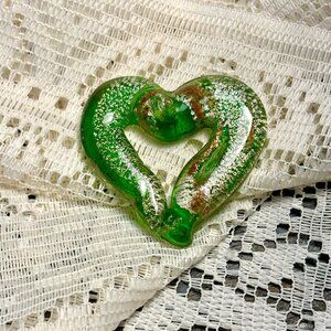 Glass Heart Pendant